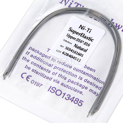 Dental Orthodontic Super Elastic Niti Arch Wires / Stainless Steel Rectangular Round Arch Wires 1176654