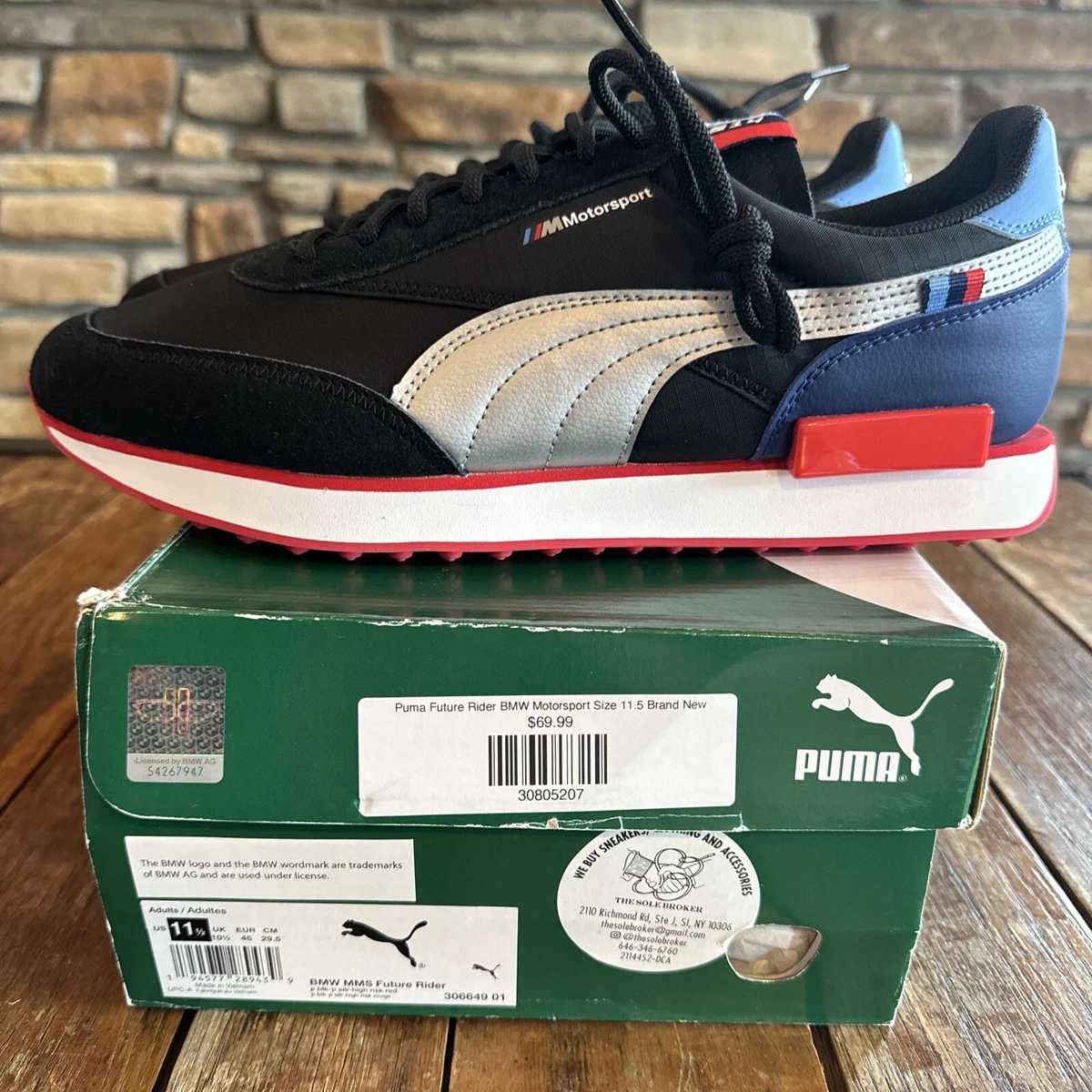 Puma Future Rider BMW Motorsport Black Sneakers Mens Size 10 - EUC Puma BMW FUTURE RIDER – DTLR main image 3