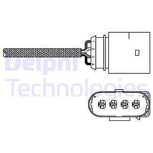 DELPHI (ES20285-12B1) Lambdasonde, Lamdasonde für AUDI SKODA VW
