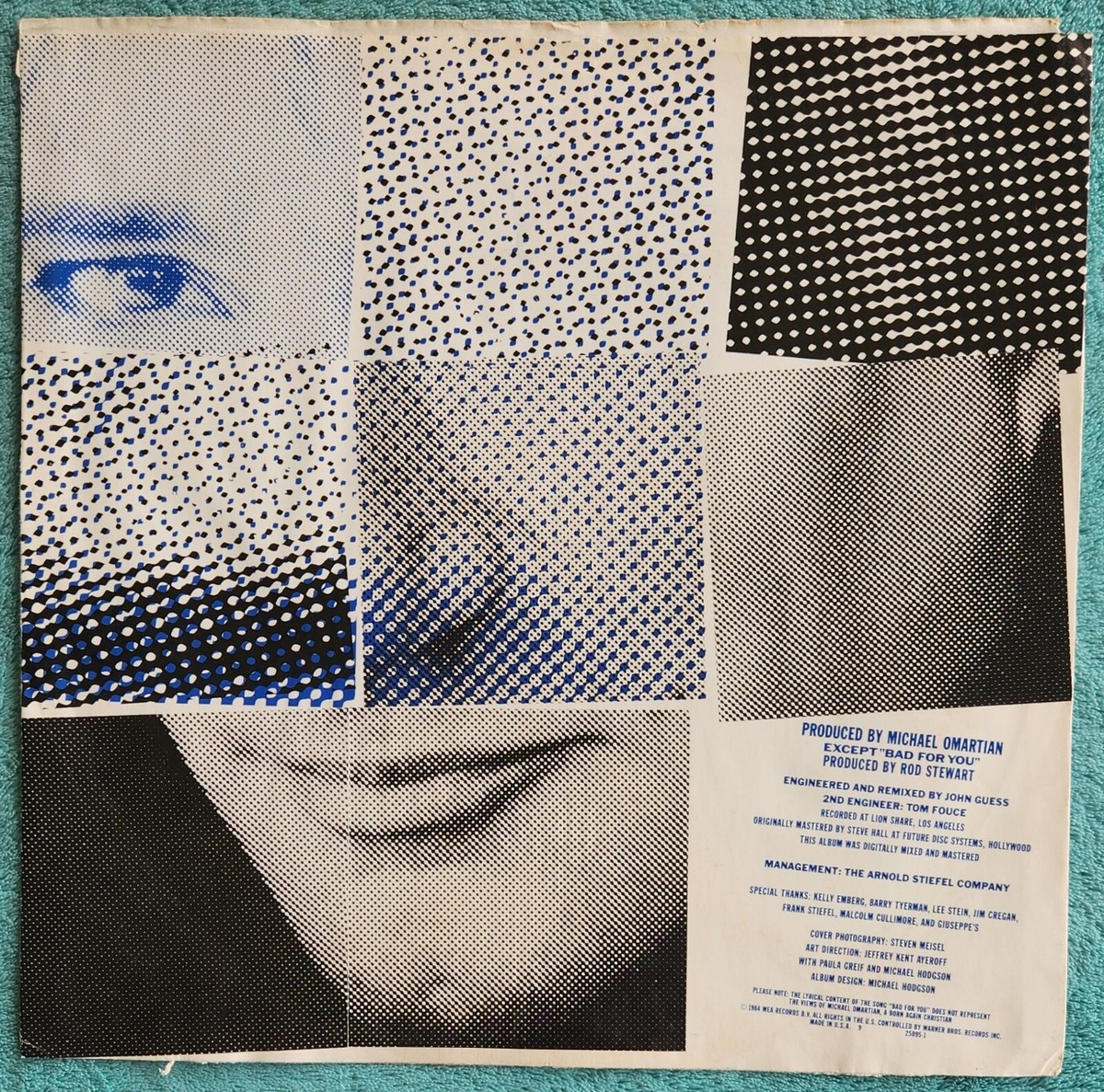 Rod Stewart Camouflage 1984 Vinyl LP - Infatuation, Some Guys Have