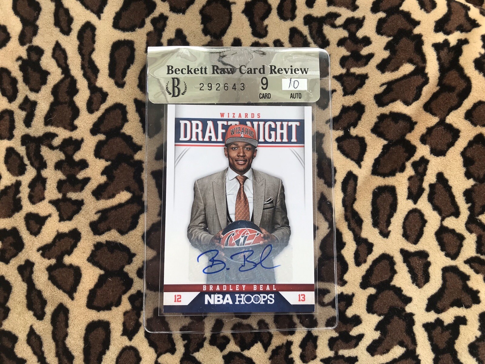 2012-13 Hoops Draft Night Rookie Auto Bradley Beal BGS 9 W/10 Auto Only 1 Up 1/1