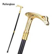 Gold Luxury Flow Line Type Walking Cane Fashion Decorative Walking Stick