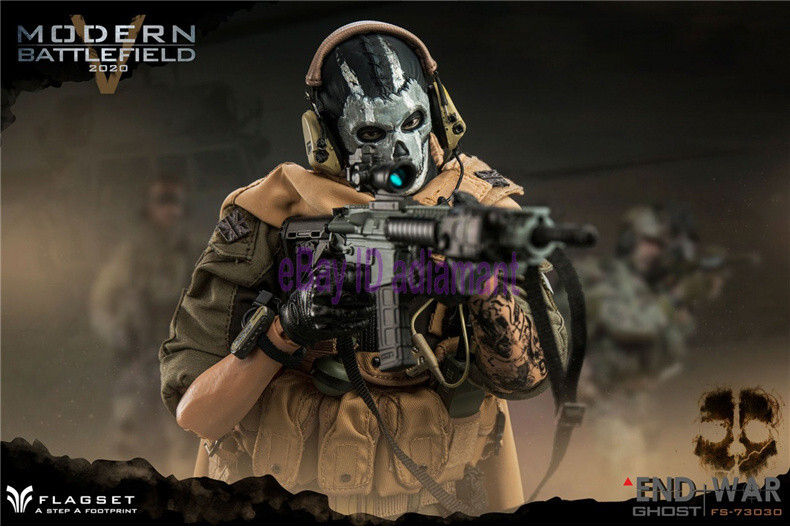 FLAGSET Modern Battlefield End War Ghost 1/6 Action Figure In