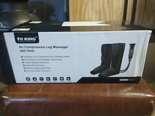 Fit King Leg Air Compression Leg Massager for Circulation  FT-057A Gray/Black