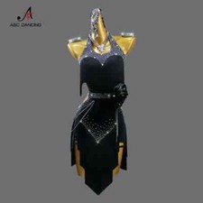 Latin Dance Dress Women Practice Wear Stage Costume Competition Prom Tassel Suit