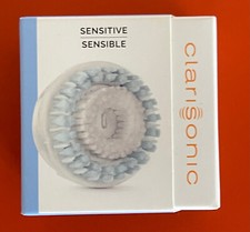 CLARISONIC - Sensitive Skin Brush Head, 2nd Generation - White/Blue - Brand New