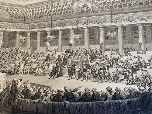 Grande Gravure XIXEME. Abandon De Tous Les Privilèges. 1789. - Picture 3 of 4