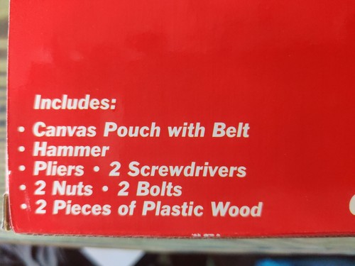 Vintage Toy Tools My First Craftsman Take Along Tool belt New 2003 in box 82500 - Picture 3 of 5