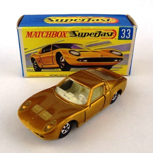 Matchbox Superfast No. 33 Lamborghini Miura P400 - BOX MIB - Picture 2 of 9