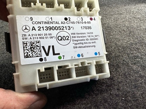 ✔UNIDAD DE CONTROL PUERTA DELANTERA IZQUIERDA MERCEDES W213 E53 E400 E350 E300 OEM - Imagen 2 de 3