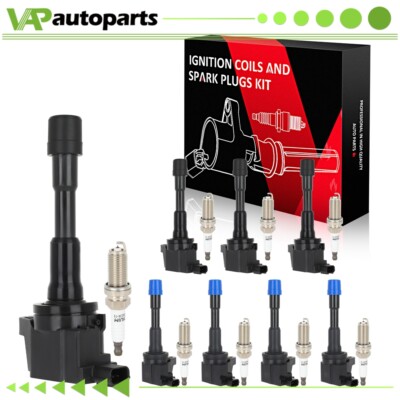 8 For 1.5L ILX Honda Civic Insight 13-15 Ignition Coil & Iridium Spark Plug