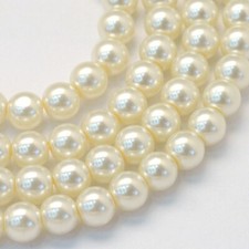 HANDMADE 8mm 1/3" GLASS PEARL ELASTIC STRETCHY BRACELET 70+ FASHION COLOURS