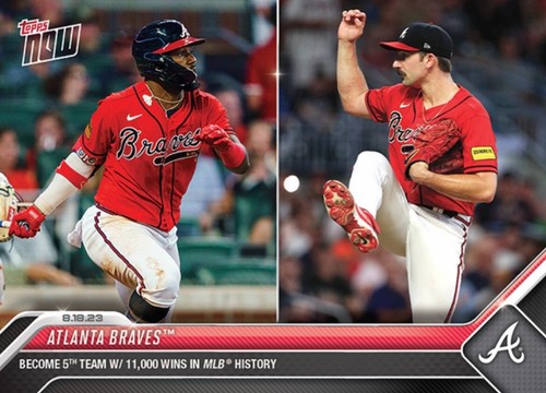 2023 Topps Now 724 ATLANTA BRAVES™