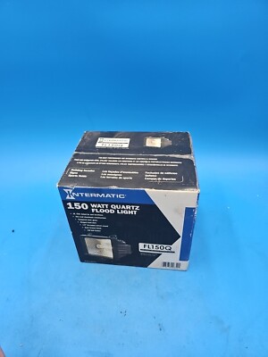 Intermatic FL150Q Quartz Flood Light. 150 Watt. 120 V.  Dark Bronze Finish