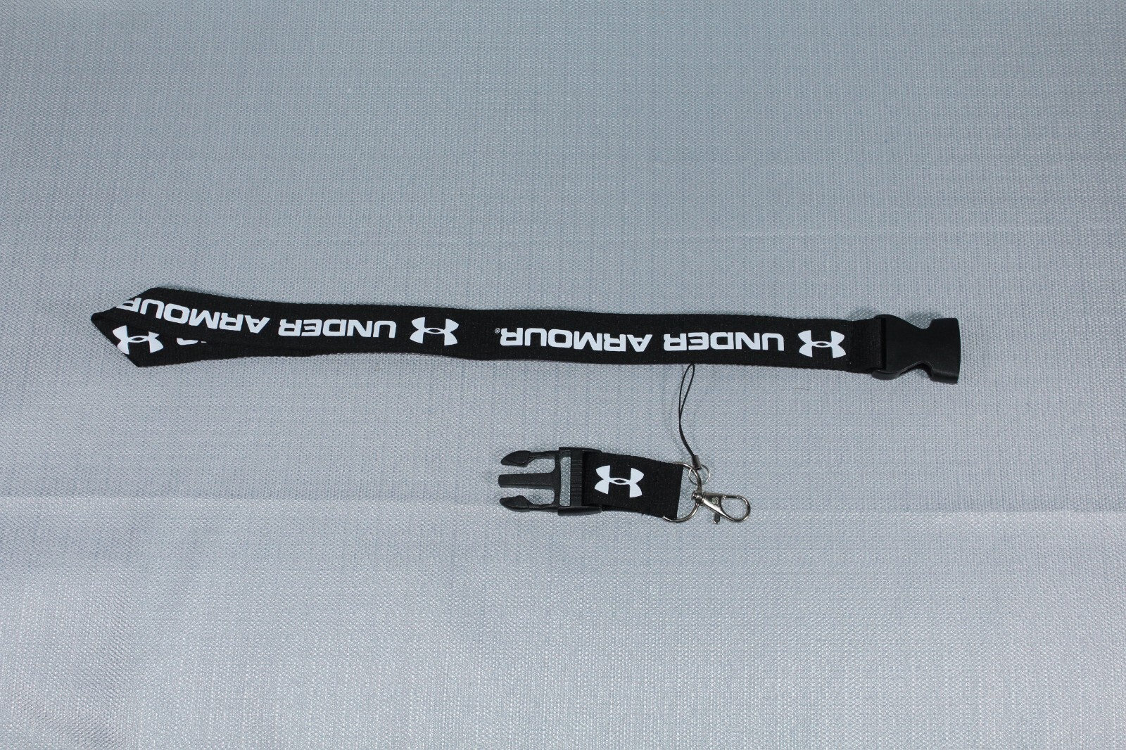 Under Armour Lanyard, Metal End Clip Black/White eBay
