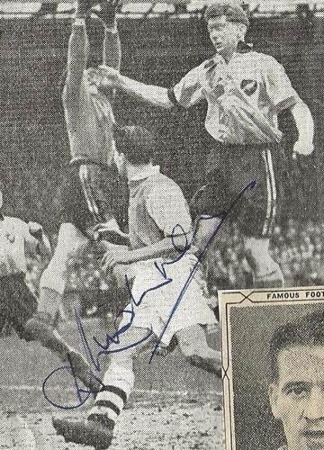 ARSENAL DOUG LISHMAN 1948-56 BOSQUE NOTTINGHAM RARO IMAGEN ORIGINAL AUTOGRAFIADA - Imagen 3 de 3