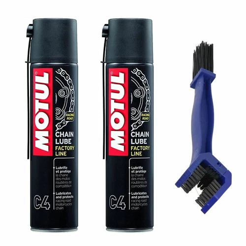 MOTUL C4 Chain Lube Fat Spray Motorcycle Racing Road 400 ML Factory Line 2PZ