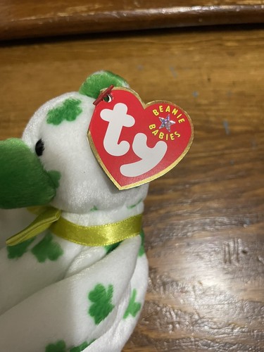 Ty Beanie Baby Kleebär - neu mit Etikett, irisch - Bild 3 von 5