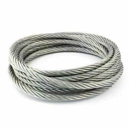 Wire rope 7x7 and 7x19 steel rope dia 1-8 mm stainless steel 1.4401 V4A 1-500 meters - Picture 1 of 1