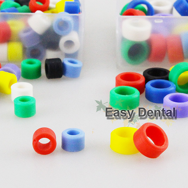 150pcs Dental Silicone MultiColor Tool Instrument CODE RINGS Bands