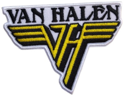 VAN HALEN - Text & Yellow Logo - 8,1 x 6,2 cm - Patch - 169778