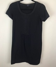 Gap Women’s Dress 4 Black Short Sleeve Shirt Knit Pullover