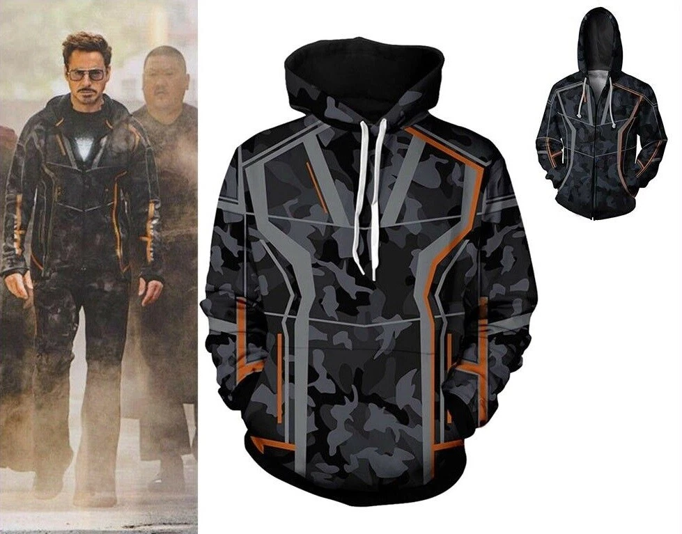 Tony stark hoodie sales
