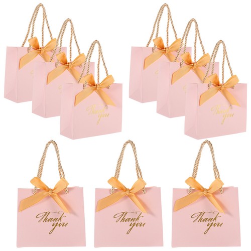 12 Pcs Wedding Tote Bag Favor Boxes with Bags Party Goodies Bridesmaid