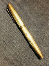 COLLEZIONISMO PENNA STILOGRAFICA WATERMANS IDEAL LAMINATA ORO 18kr ANNI 30/50