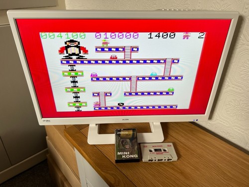 VIC 20 Anirog Mini Kong Vintage Cassette - Rare Working -👽👾Retro Gift Idea👾👽 - Afbeelding 8 van 24