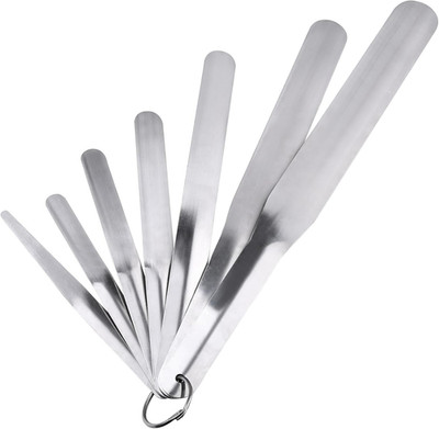 7 Packs Caulking Spatula Tool Set, Stainless Steel Multi-Size Caulk Finishing S