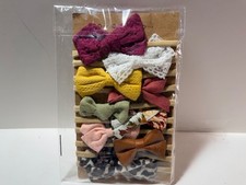 Baby Girl Headbands  Hair Bows, 10pcs Stretchy Nylon Hairbands handmade 566