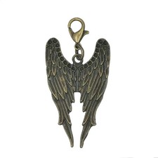 Angel Wings Charm Pendants 47mm DIY Handicrafts Jewelry Supplies Material Bag