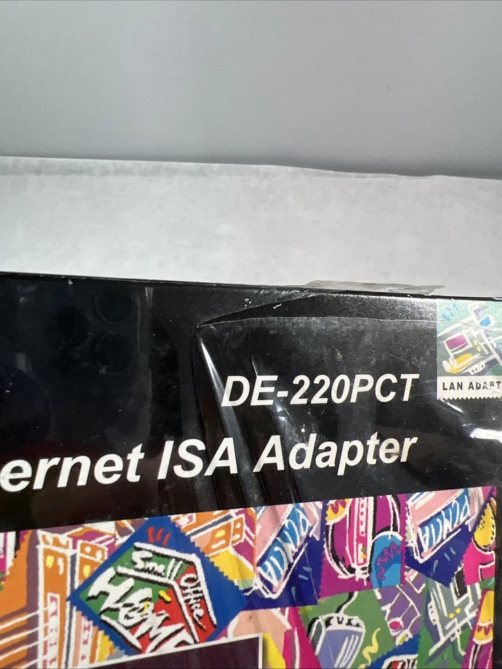 D-Link DE-220PCT 10Mbps Combo 16-Bit Ethernet ISA Lan Adapter New Sealed Read - Image 3 of 4