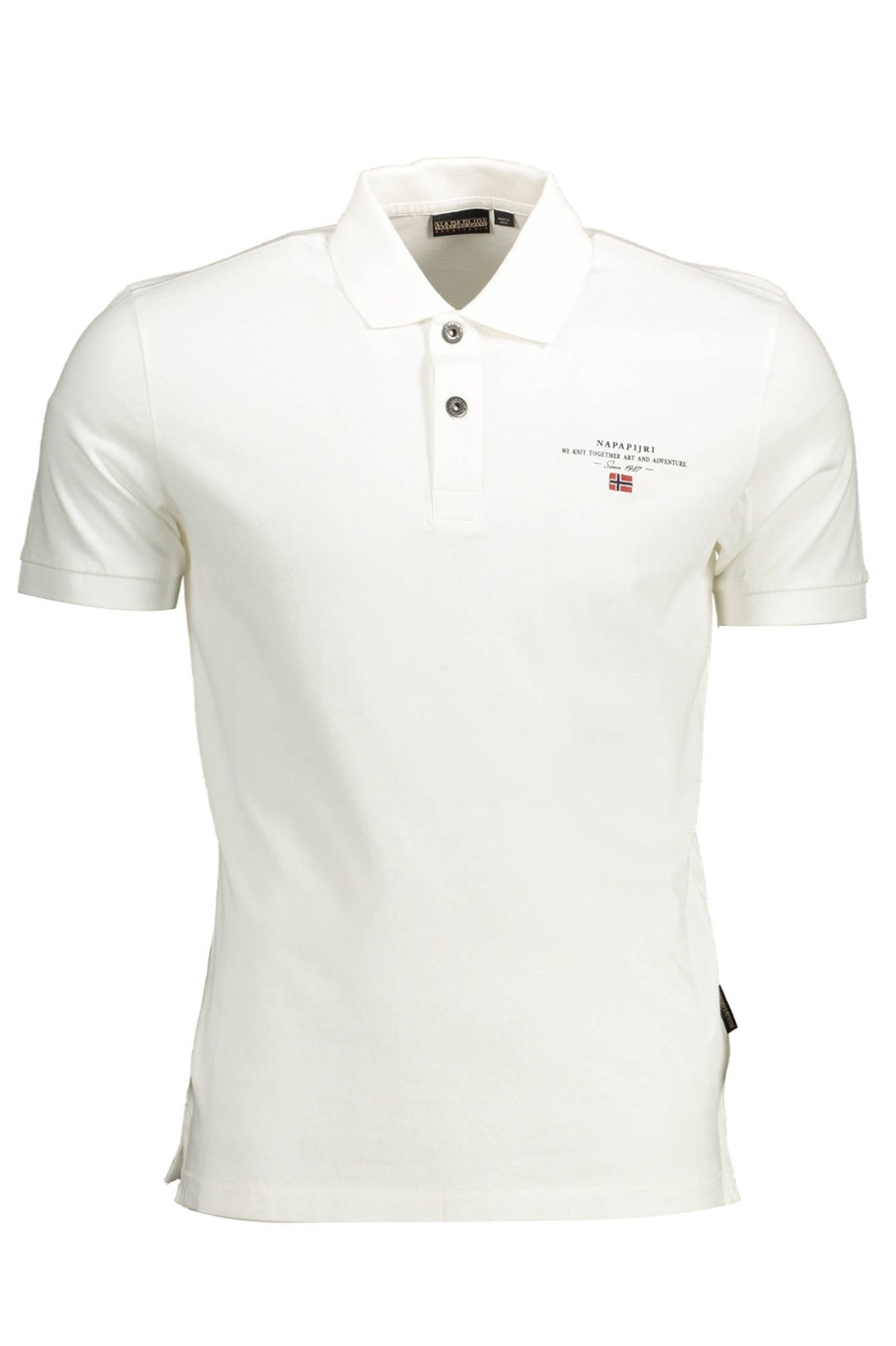NAPAPIJRI POLO MANICHE CORTE UOMO BIANCO TAGLIA = L