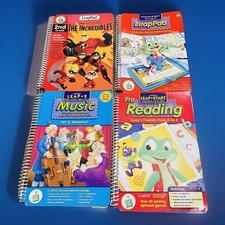 Leap Pad Learning Systems Books Lot of 4- BOOKS ONLY no cartridge