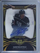 2021-22 Ultimate Collection Introductions Black 2/5 Quinton Byfield Auto 0t9g