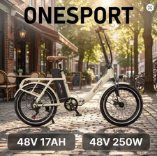 ONESPORT OT16-2 20 Zoll Elektrofahrrad 250W 48V 17Ah Citybike 25km/h Klapp …