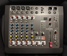 Allen & Heath ZEDi-10 Compact Hybrid Mixer/USB Interface - Black w/ Gator Case