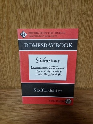 The Domesday Book: Staffordshire Domesday Books (Phillimore) (11d)