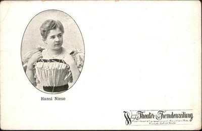 actor Hansi Niese