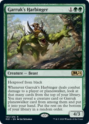 Garruk's Harbinger - Moderately Played, English