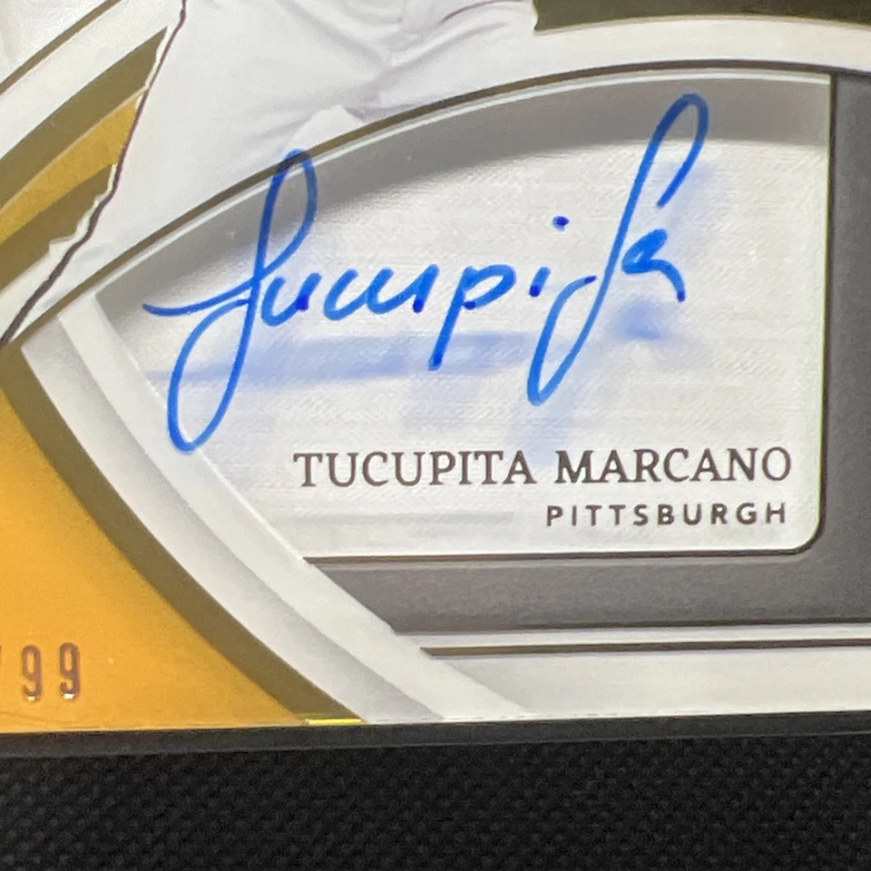 2022 Immaculate Collection Shadowbox Signatures #4 Tucupita Marcano Auto /99 BB - Image 4 of 4