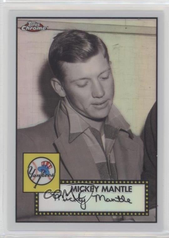 2007 Topps Chrome The Story White Refractor 143/200 Mickey Mantle #MMS1 HOF b8c