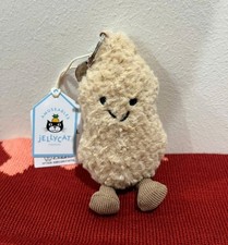 Jellycat Amuseables Peanut Plush Bag Charm Cute Soft Keychain Toy Gift NWT Hot