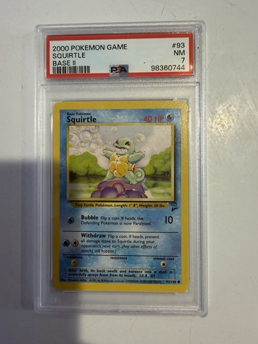 Squirtle graded PSA 7 for sale on eBay