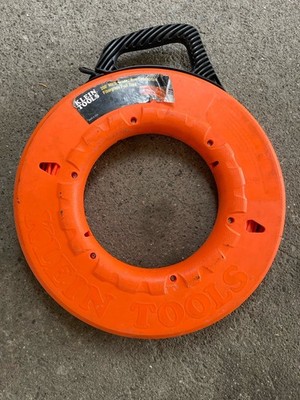 Electrical fish tape, Klein Tools Fiberglass Fish Tape with Spiral Leader, 200ft