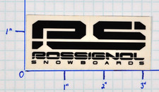 ROSSIGNOL SNOWBOARD SKI DECAL STICKER BLACK/CLEAR