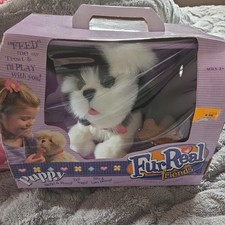 Vintage FurReal Friends Puppy Black & White 2003 Hasbro/Tiger Electronics NIB