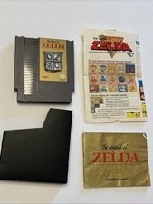 The Legend of Zelda Nintendo NES 1987 Original W/ Manual Map Tested